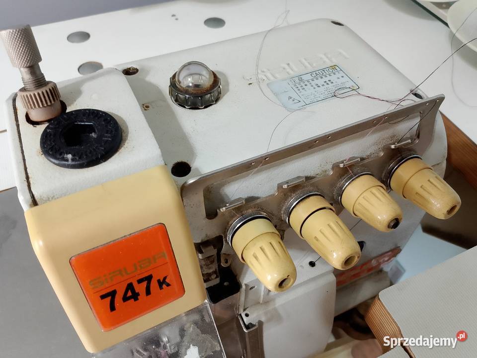 OVERLOCK SIRUBA 747 K ze stołem sprawny bez Zgierz