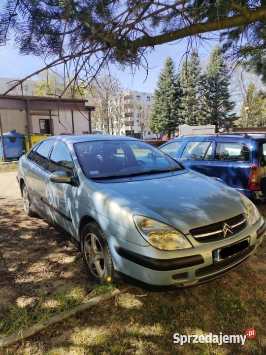 Citroen C5 20 LPG niebieski dolnośląskie Brzeg Dolny