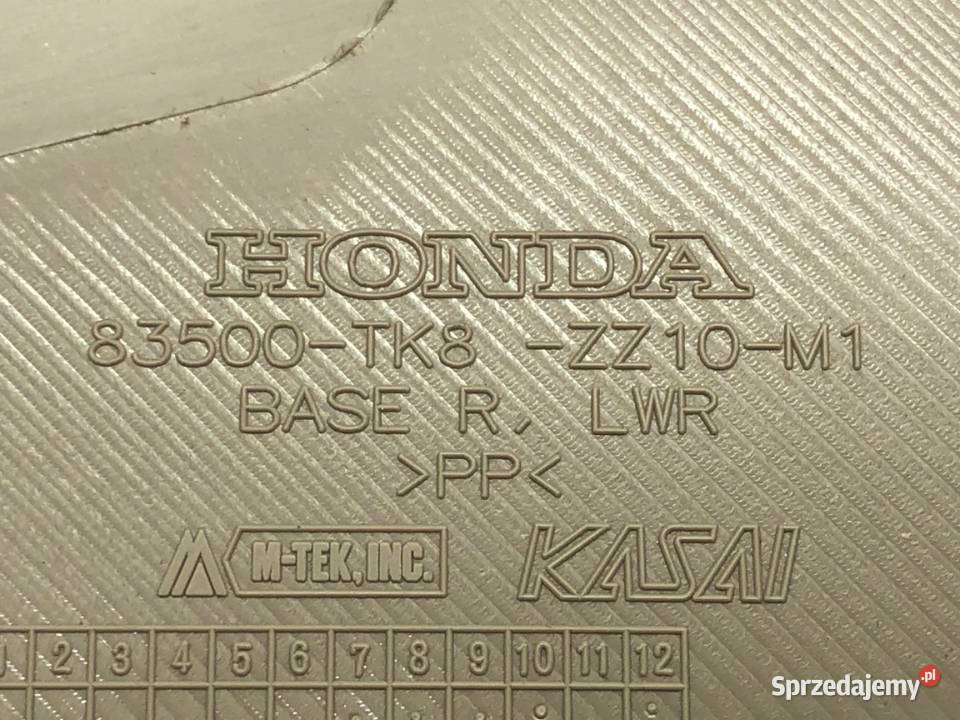 BOCZEK DRZWI PRAWY PRZÓD HONDA ODYSSEY Van