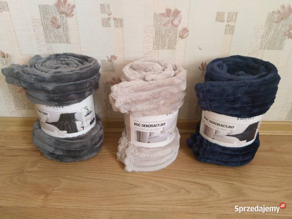 NAJTANIEJ Koc Dekoracyjny Kocyk Narzuta 3kolory śląskie Zabrze