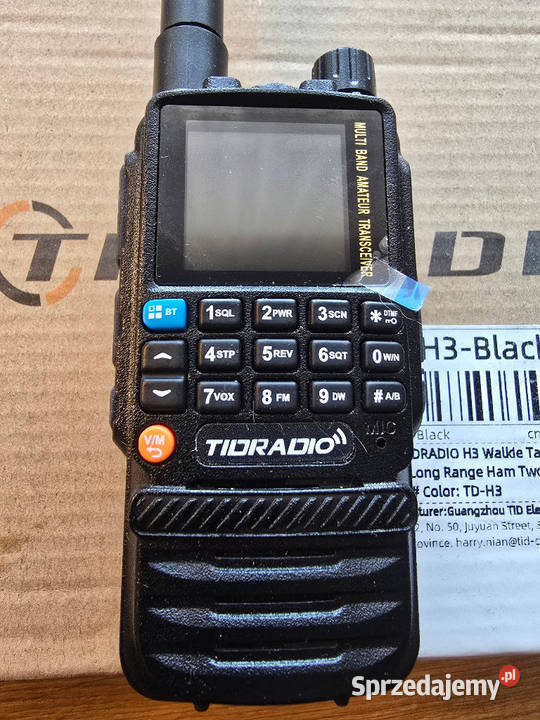 TID radio H3 TDH3 5W radiotelefon z BlueTooth Elektronika małopolskie Tarnów sprzedam
