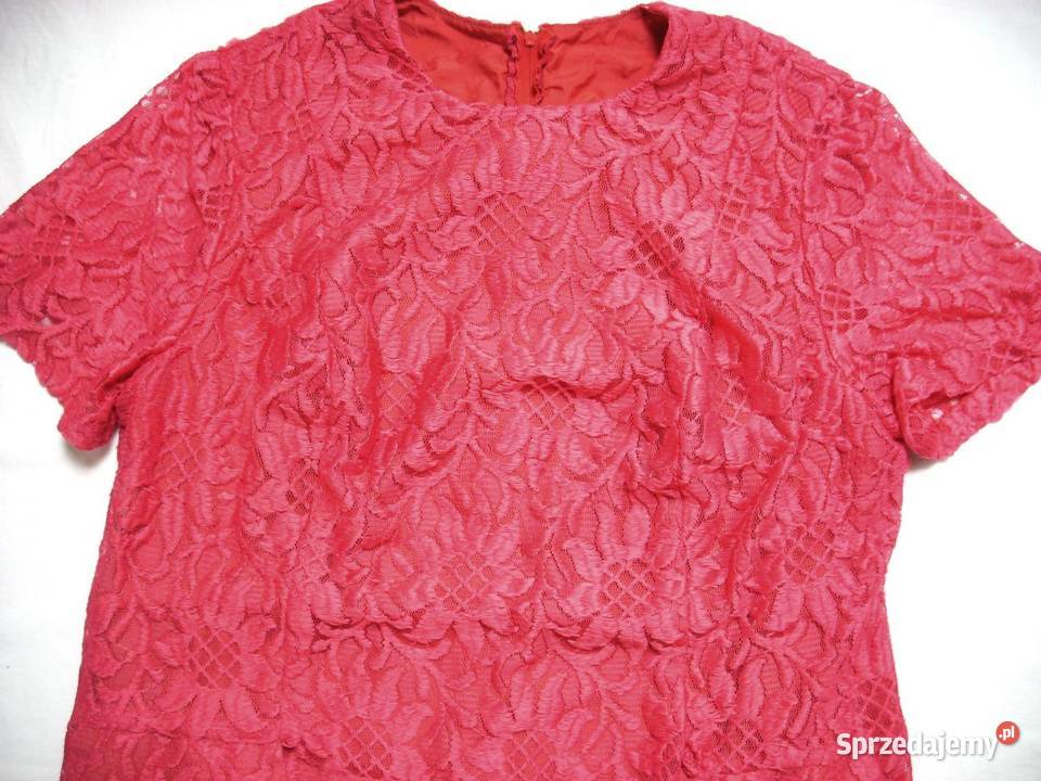 Sukienka Koronkowa Wizytowa 46 48 Nowy Sącz