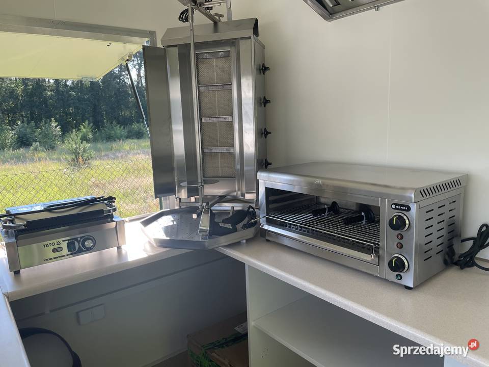 Przyczepa gastronomiczna pod kebab 35m wynajem Gastronomiczne wielkopolskie Luboń sprzedam