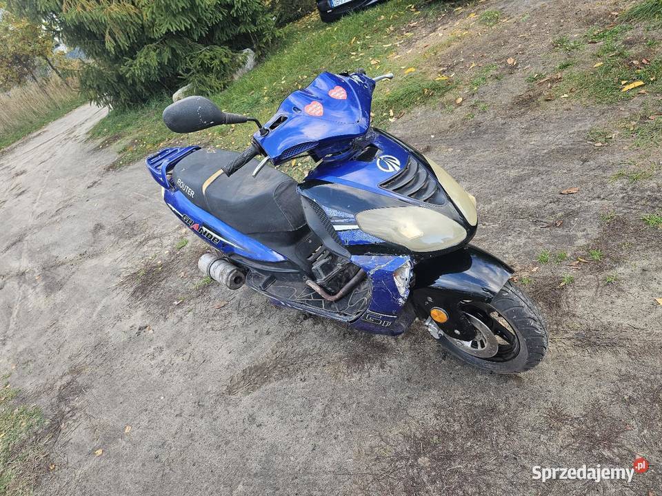 Skuter 4t zarejstrowany opłacony zamiana czterosuwowy Barton sprzedam