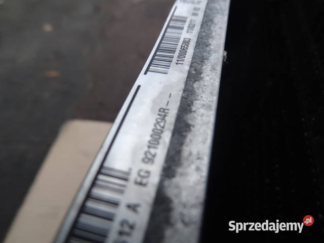 CHŁODNICA WODY KLIMATYZACJI RENAULT SCENIC III sprzedam