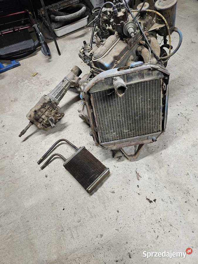 Silnik M407 Moskwicz 136L Skrzynia i Osprzęt Motycz