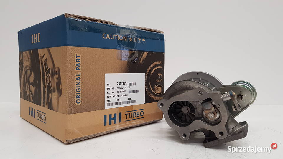 Nowa turbosprężarka firmy IHI CYEZ F51CADS0155B Siedlce