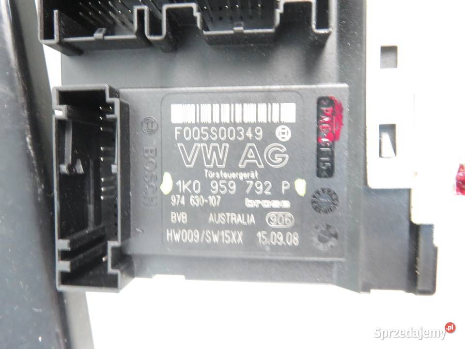 PODNOŚNIK SZYBY PRAWY PRZEDNI VW CC 1K0959792P