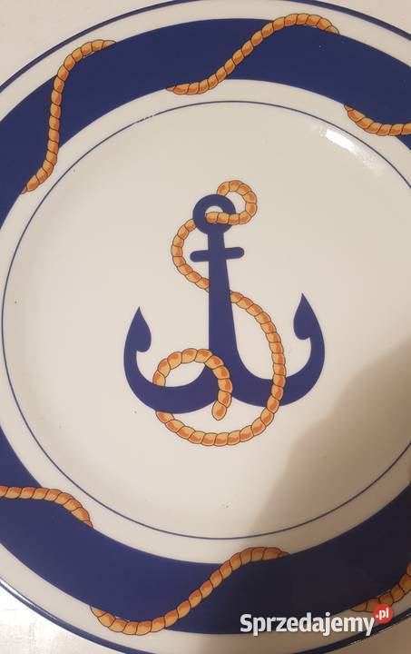 Patera talerz z kotwicą Karolina PRL Antyki, Sztuka, Kolekcje