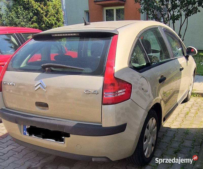 Citroen C4 16 Hdi diesel 2007r złoty Kraków