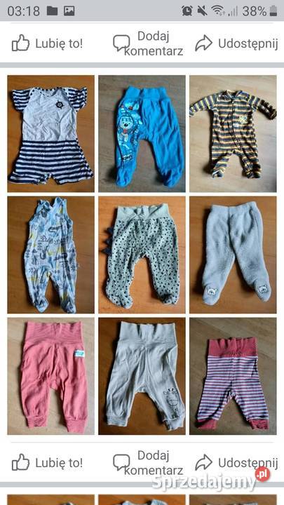 Mega Paka chłopaka rozmiary 5662 aż 72 sztuki chłopiec Warszawa sprzedam