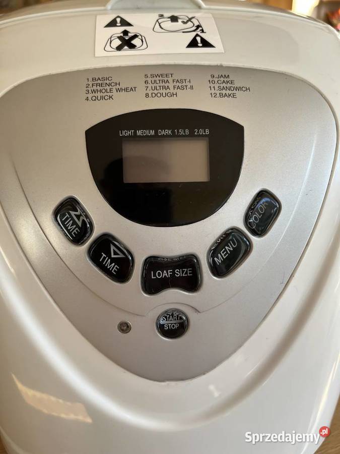 Wypiekacz do chleba Tesco BM07 600w Gdańsk
