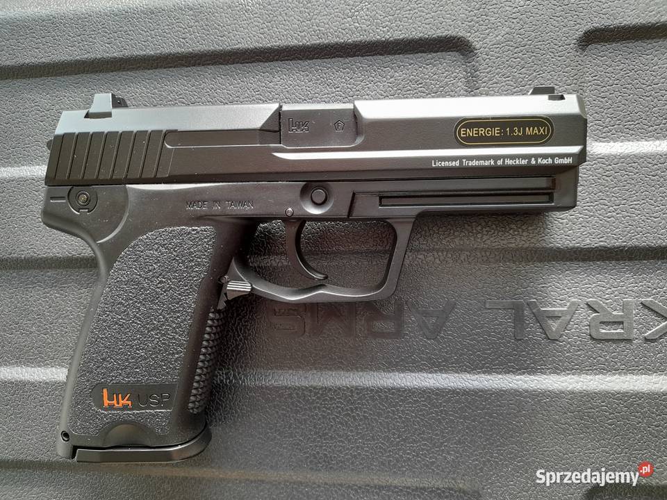 Pistolet Wiatrówka 6 mm BB CO2 HK USP NOWA Sławków