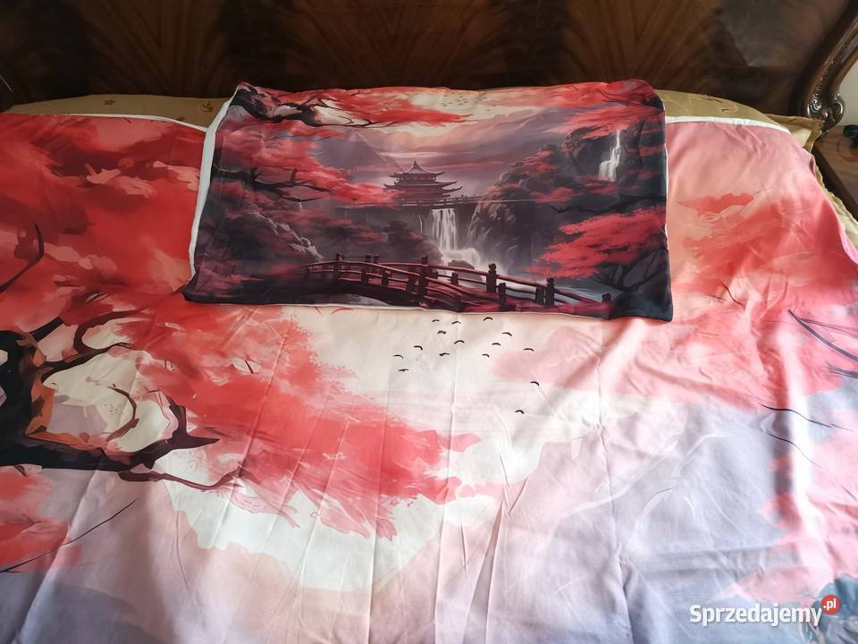 Poszewka na kołdrę i poduszkę 160x220 motyw Lędziny sprzedam