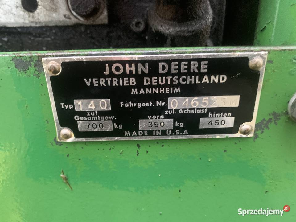 Traktorek John Deere spych kosiarka zamiatarka Sława sprzedam