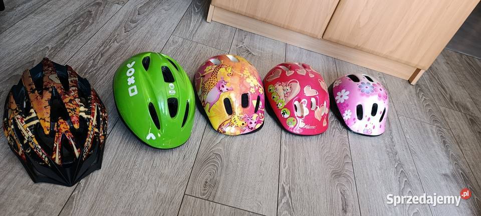 kask kaski rowerowe komplet dziecięce Poznań