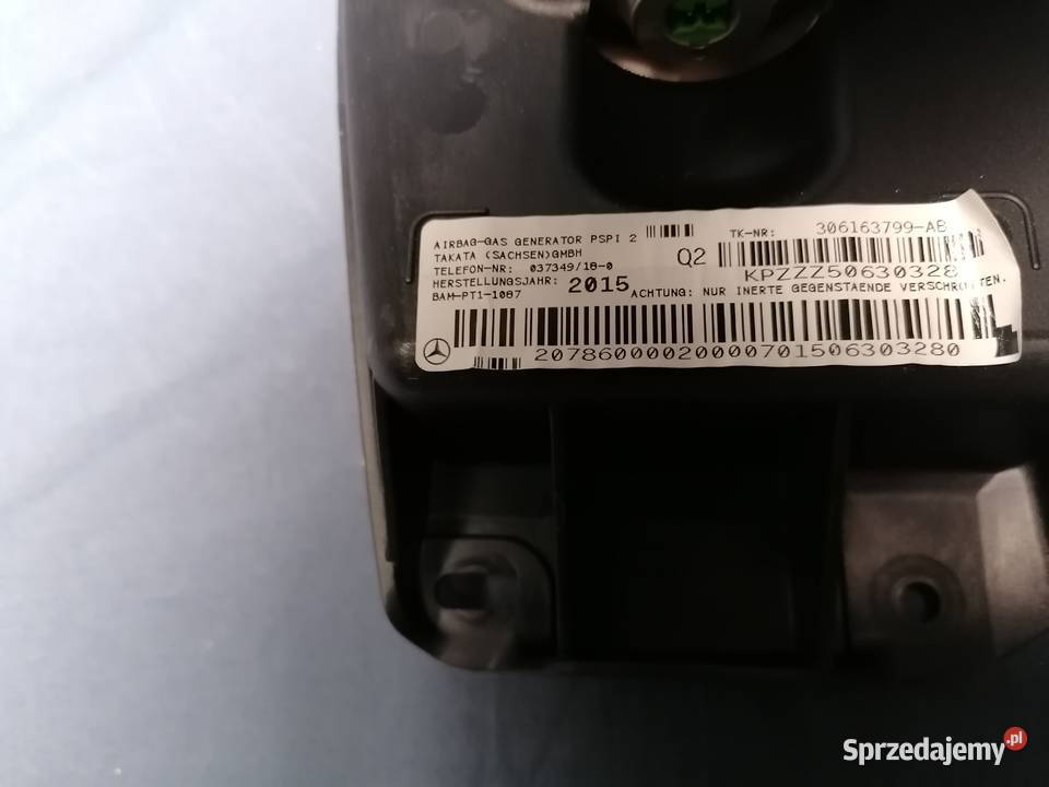 Mercedes X204 w204 Poduszka Pasażera Airbag osobowe Września