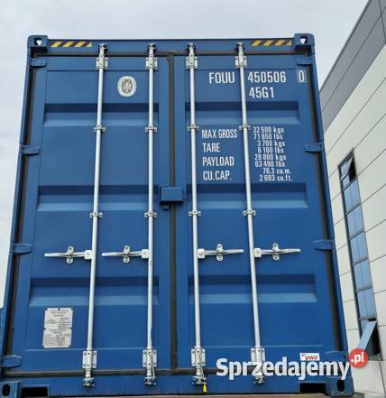 Kontener morski magazynowy 40 hc jednej trasie mazowieckie Legionowo sprzedam