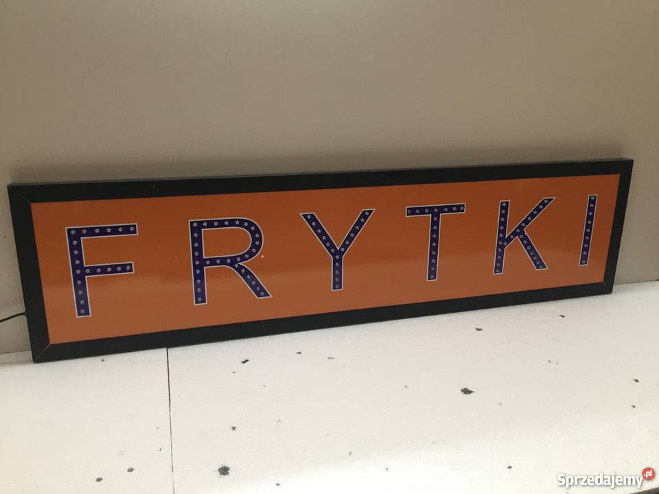 SZYLD DIODOWY Reklama LED FRYTKI 100x25 Warszawa
