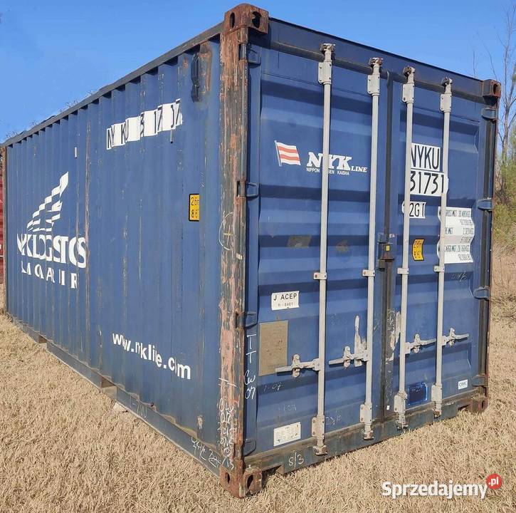 Kontener morski magazyn 20DV 6 metrowy Magazynowanie podlaskie Białystok