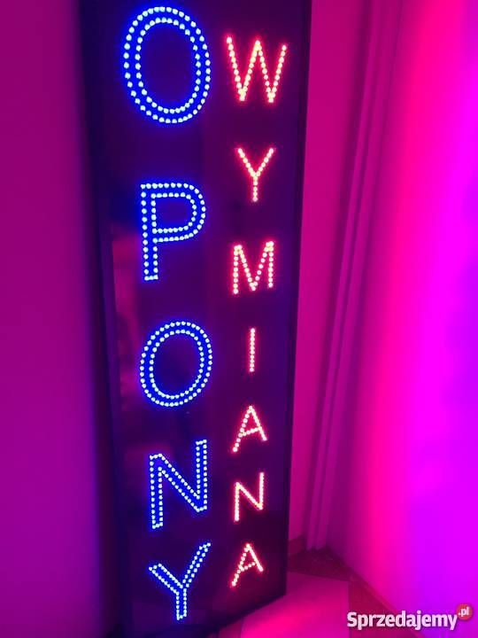 OPONY Reklama LED zewnętrzna 160x50 230V Pomiechówek