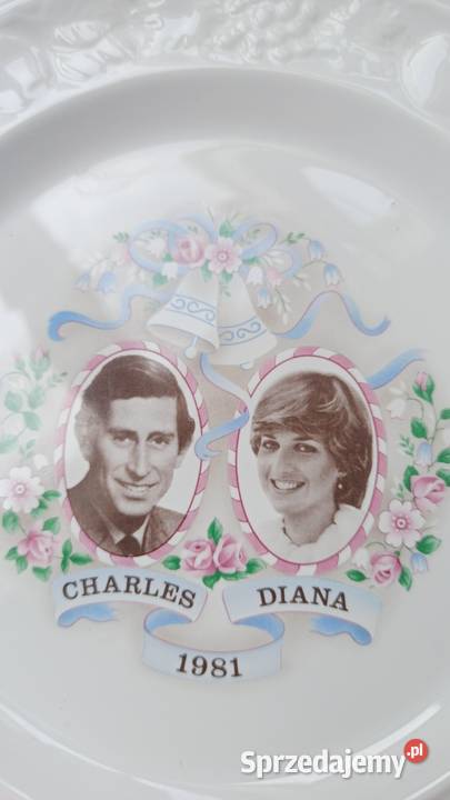 Patera z rodziny królewskiej Charles Diana 1981 Antyki, Sztuka, Kolekcje sprzedam
