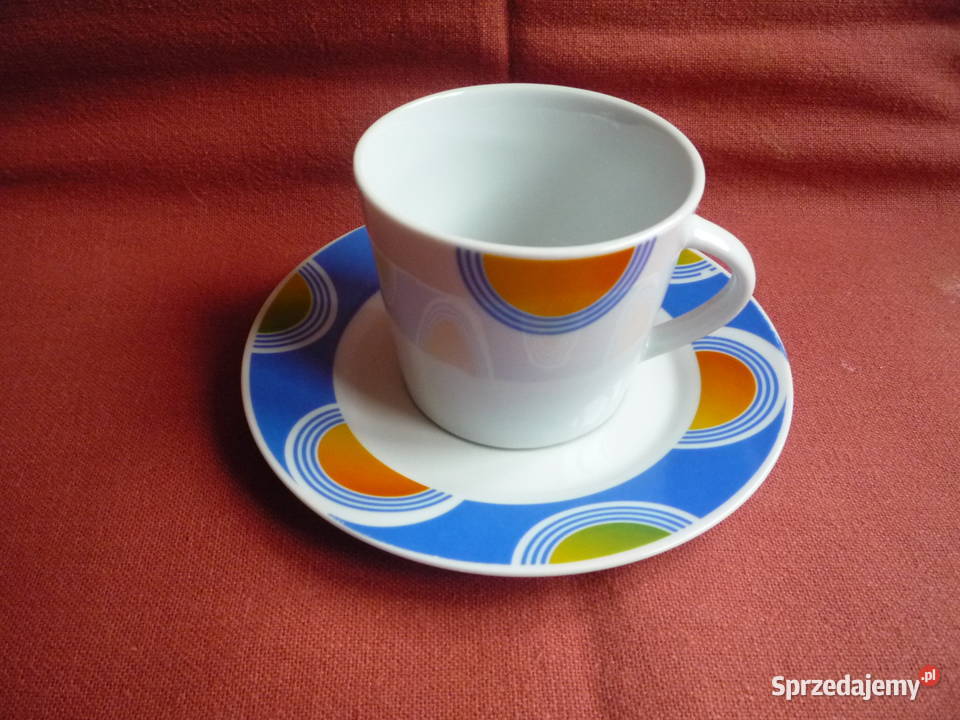 Serwis Kawowy 5 filiżanek i 5 spodków Nowy