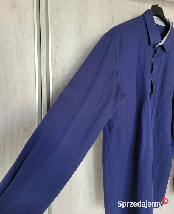 Koszula męska ciemnoniebieska Tudor 44 Poznań