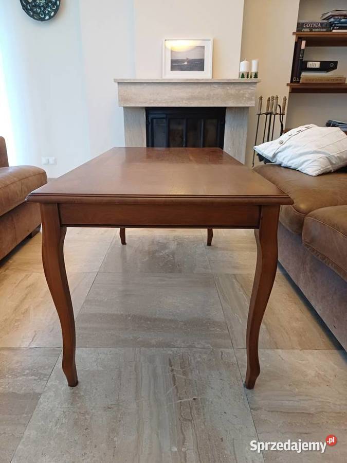 Dębowy stolik jamnik na sarnich nóżkach pomorskie