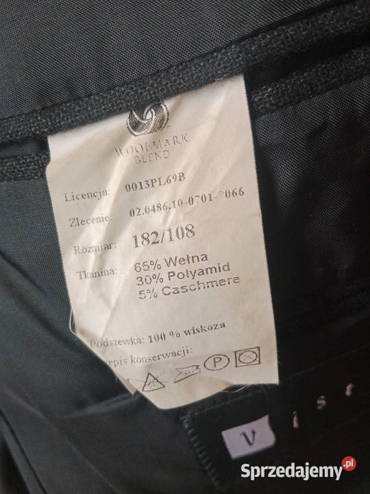 Elegancka Marynarka Vistula Wełna Kaszmir Ruda Śląska