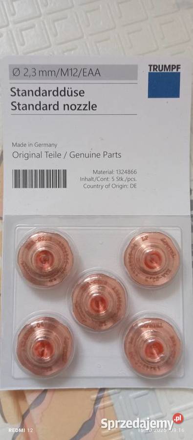Trumpf dysze EAA 23 Legnica sprzedam