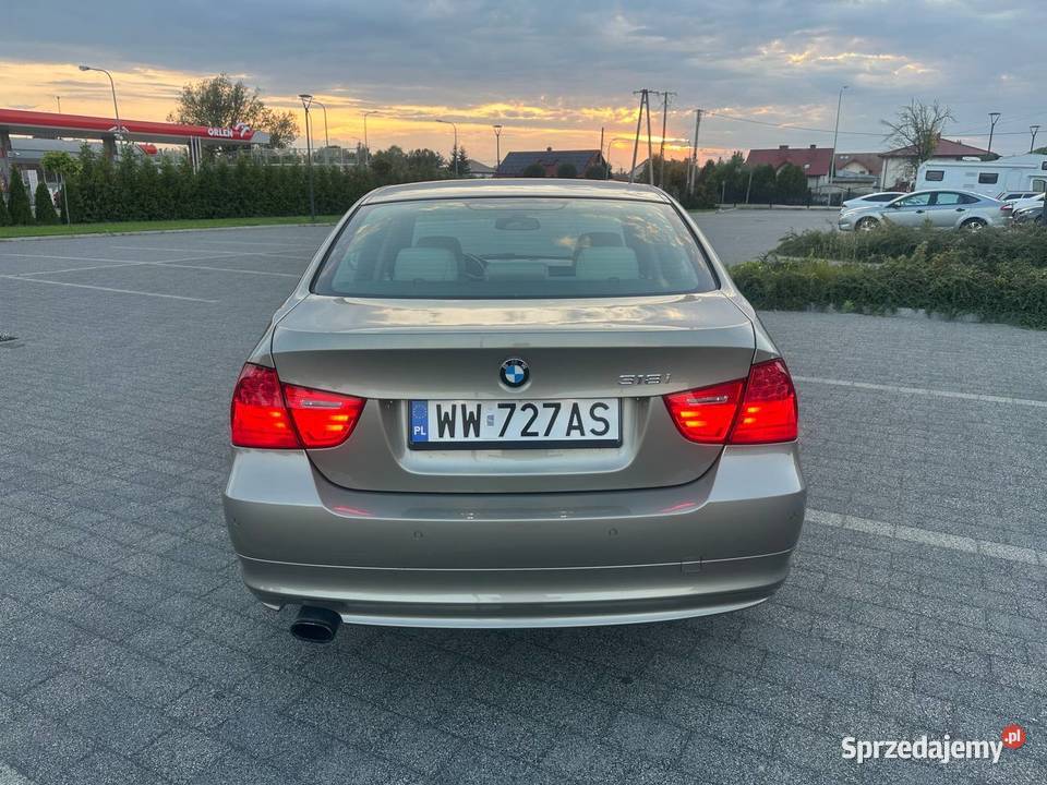BMW E90 318I ORYGINALNY LAKIER podgrzewane fotele mazowieckie Warszawa sprzedam
