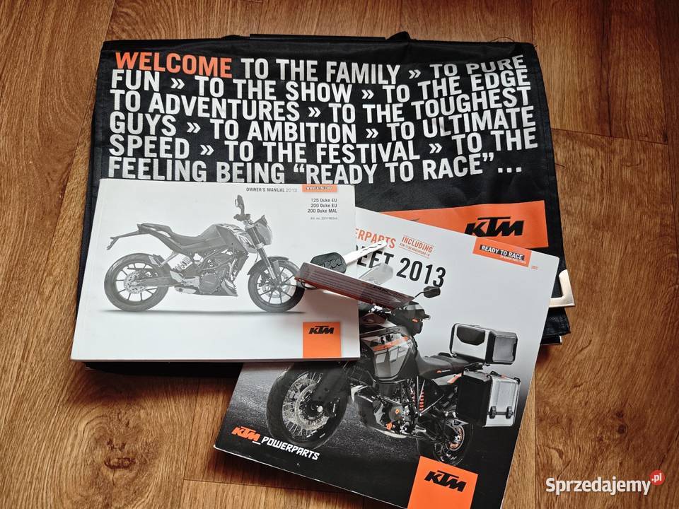 Motocykl KTM DUKE 390125 ABS kat B kupiony w Polsce Lichty
