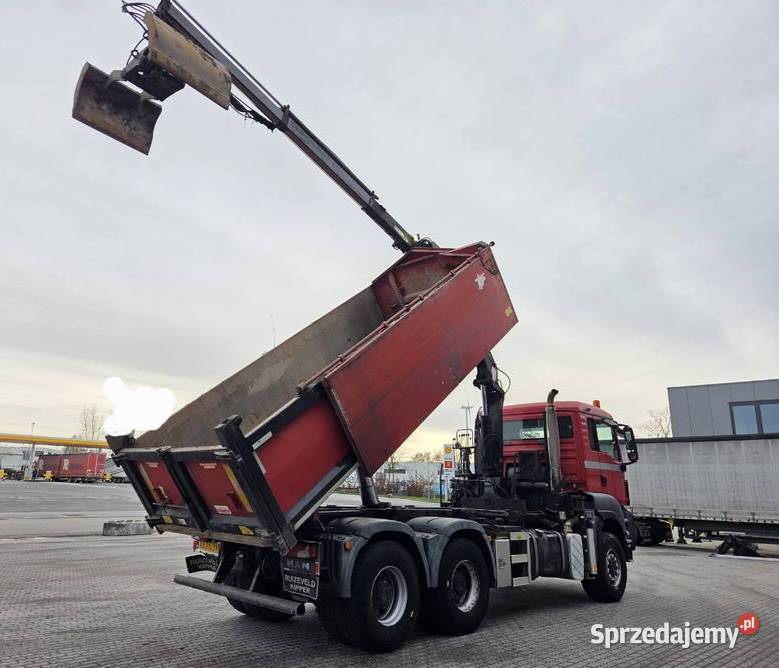 Wywrotka 6x6 z dzwigiemMan Tgs mazowieckie