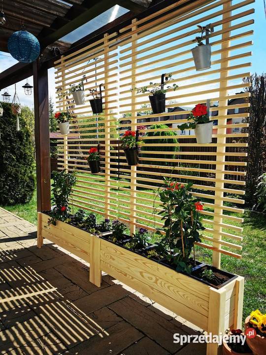 Donica Drewniana pergola kwietnik LAM3 Warszawa sprzedam