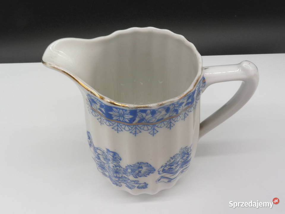 Dzbanek na mleko z porcelany China Blau Bavaria wielkopolskie Raszków
