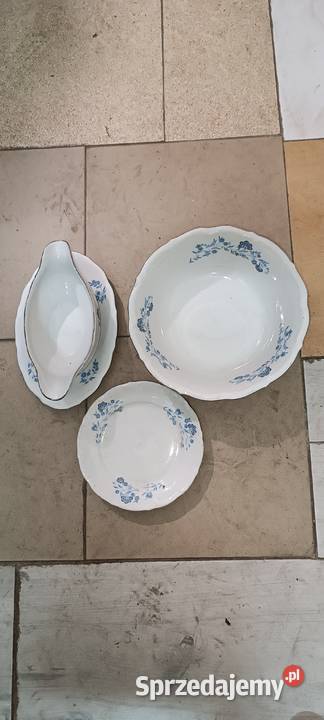 Talerze szkło porcelana z PRL Przeworno sprzedam
