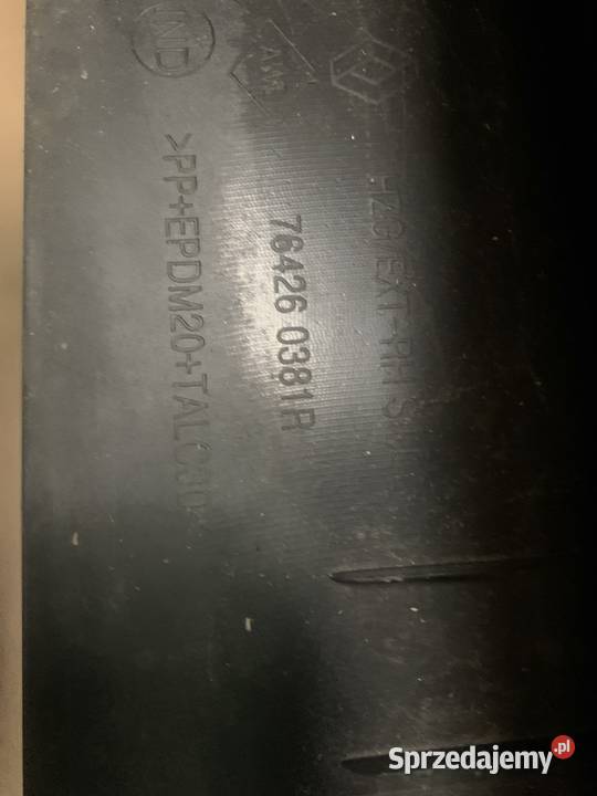 osłona nakładka progu lewa prawa renault Koleos Rok produkcji 2021 Szczecin