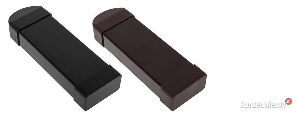 Sztachety Plastikowe z PVC brązowa i czarna Młyniec Pierwszy