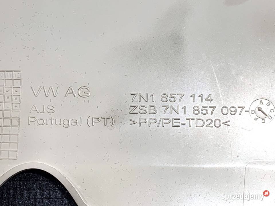 SCHOWEK PASAŻERA VW SHARAN Minivan 7N1857097