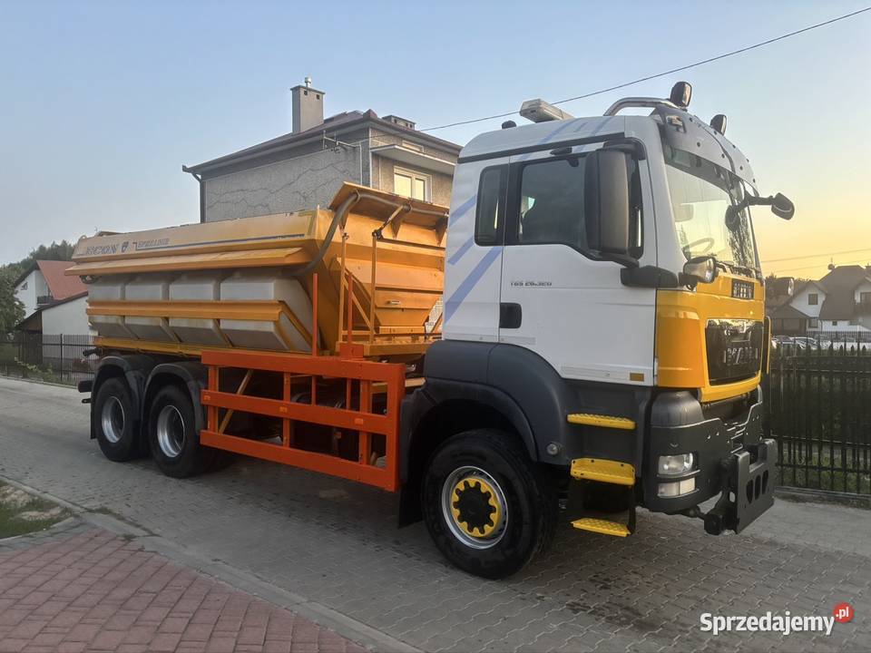 MAN TGS 26360 6x6 BB 2013 Piaskarka Solarka Econ podkarpackie Ropczyce