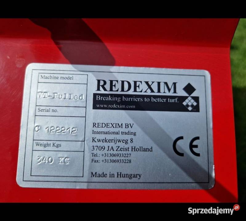 Redexim Verti Top do sztucznej murawy Szczotka Kraków
