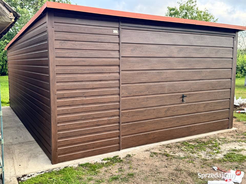 Garaż blaszany ocynk 5x6 producent 6x6 3x5 4x5 dolnośląskie Wrocław