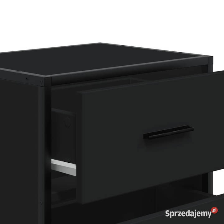Szafki nocne 2 czarne 40x31x50 WM848675 mazowieckie Warszawa