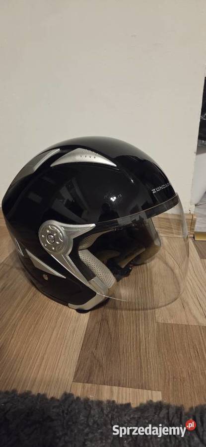 Kask otwarty na skuter motorower Zndapp Czarny Kaski Mszanowo