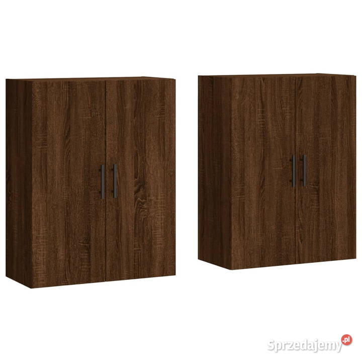 Szafki wiszące brązowy dąb 2 695x34x90 WM3195650 Warszawa