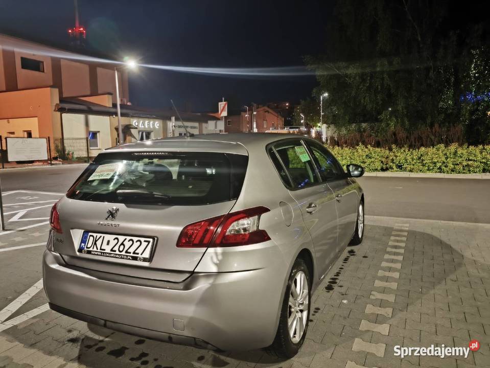 Srebrna Perełka 2014 Peugeot 308 Bez Ukrytych elektrochrom. lusterko wst. 308 Wrocław sprzedam