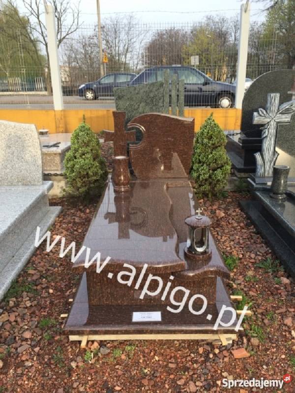 Nagrobek pomnik granitowy RUBY STAR Alpigo Katowice