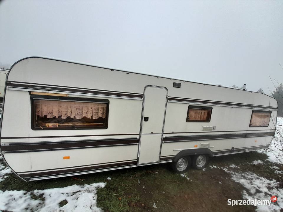 Przyczepa kempingowa z wc transport Sieradz sprzedam