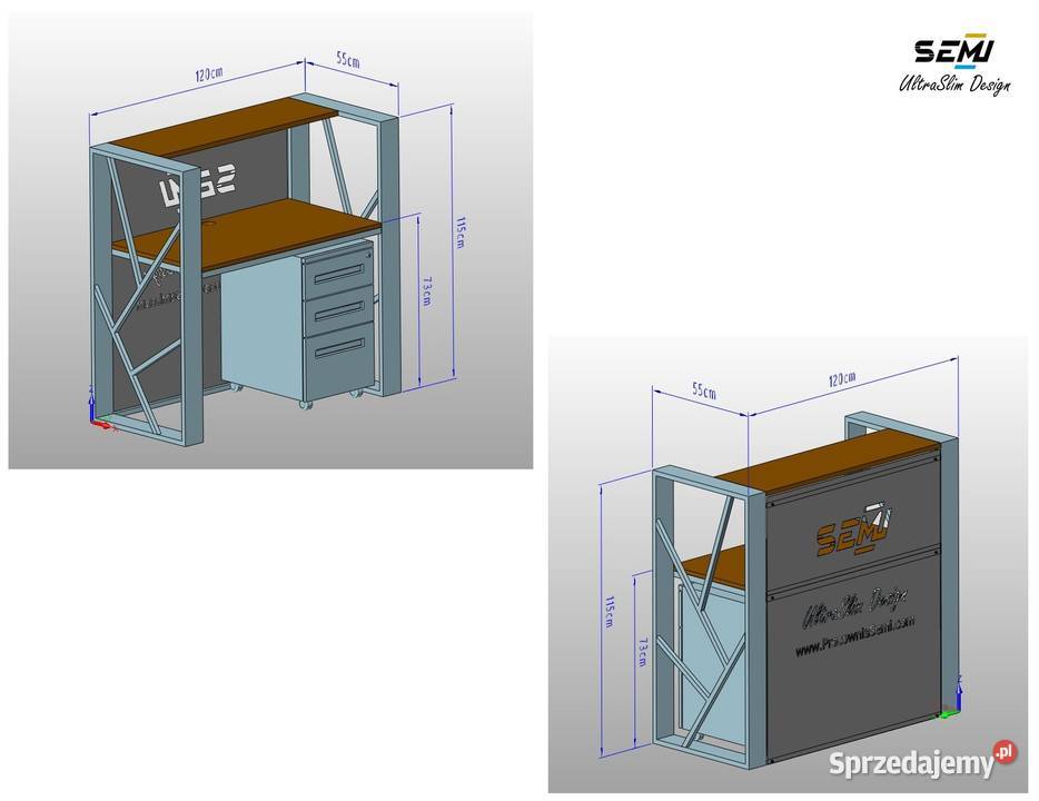 Lada recepcyjna hotel pensjonat recepcja firma Jeżowe
